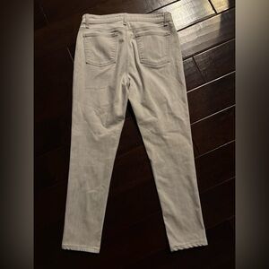 Eileen Fisher Gray Jeans Whitewashed Size 8 Straight Stonewashed Jean